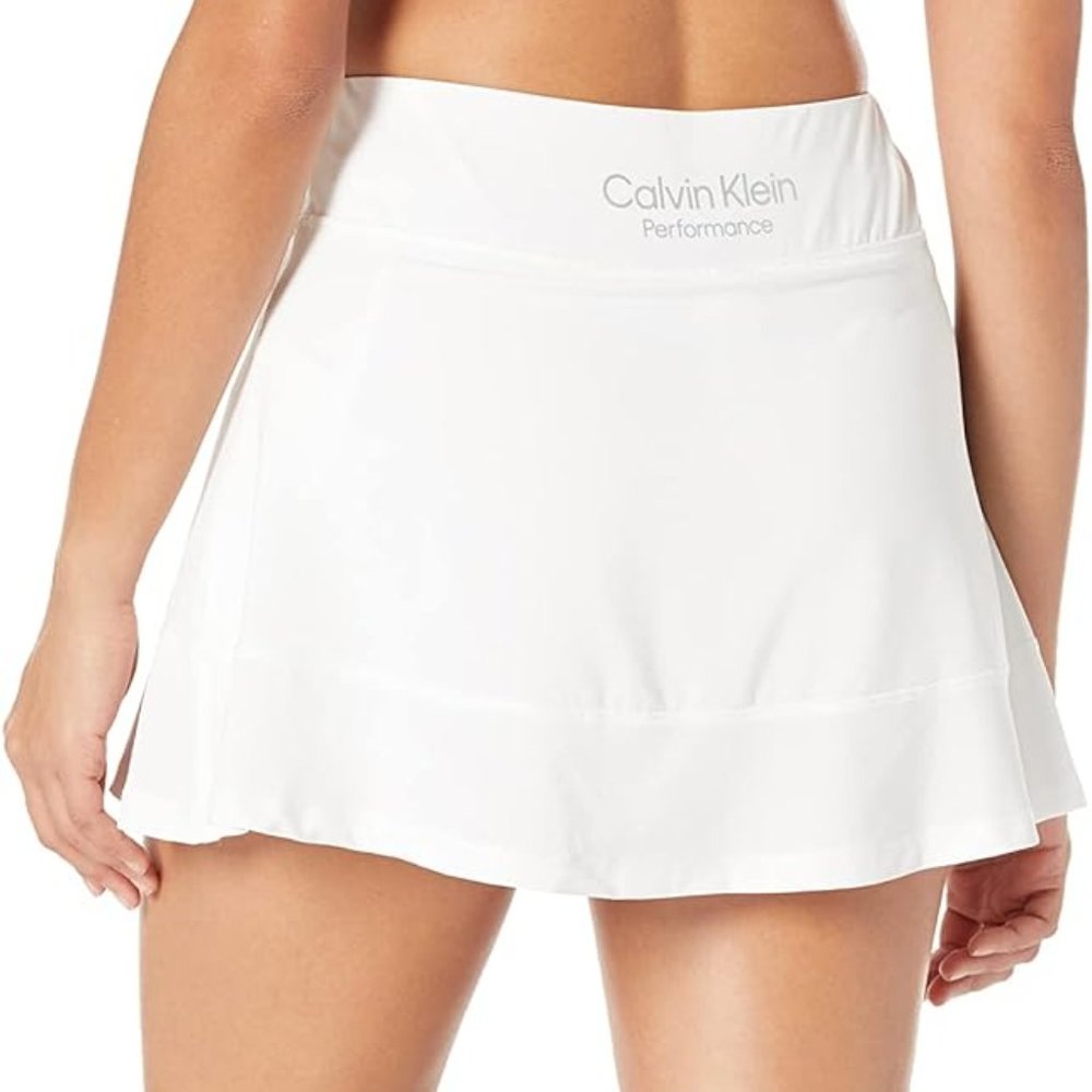 Calvin Klein Performance Athletic Pull-on White Skort Pockets XL/14